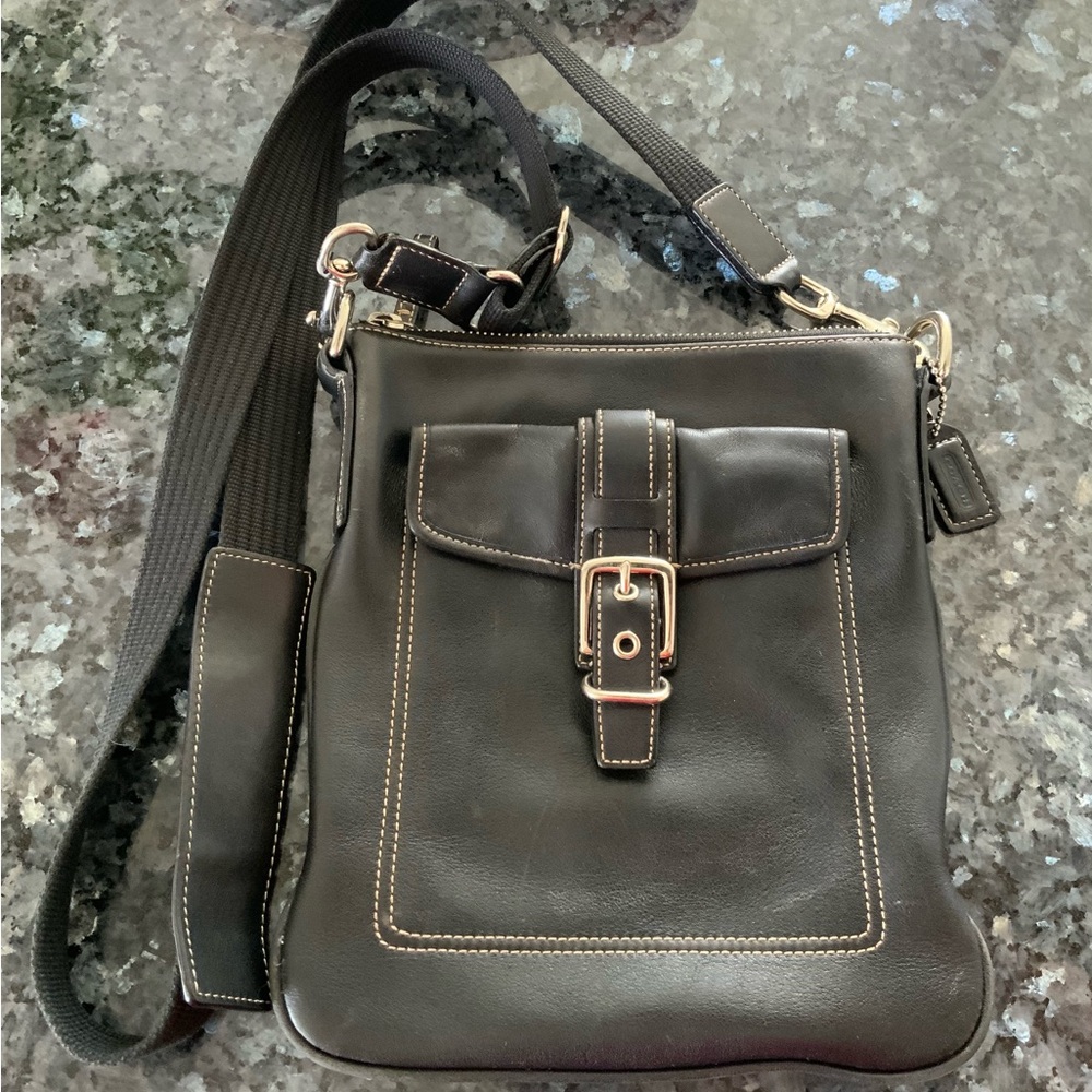 Coach slim crossing body with buckle